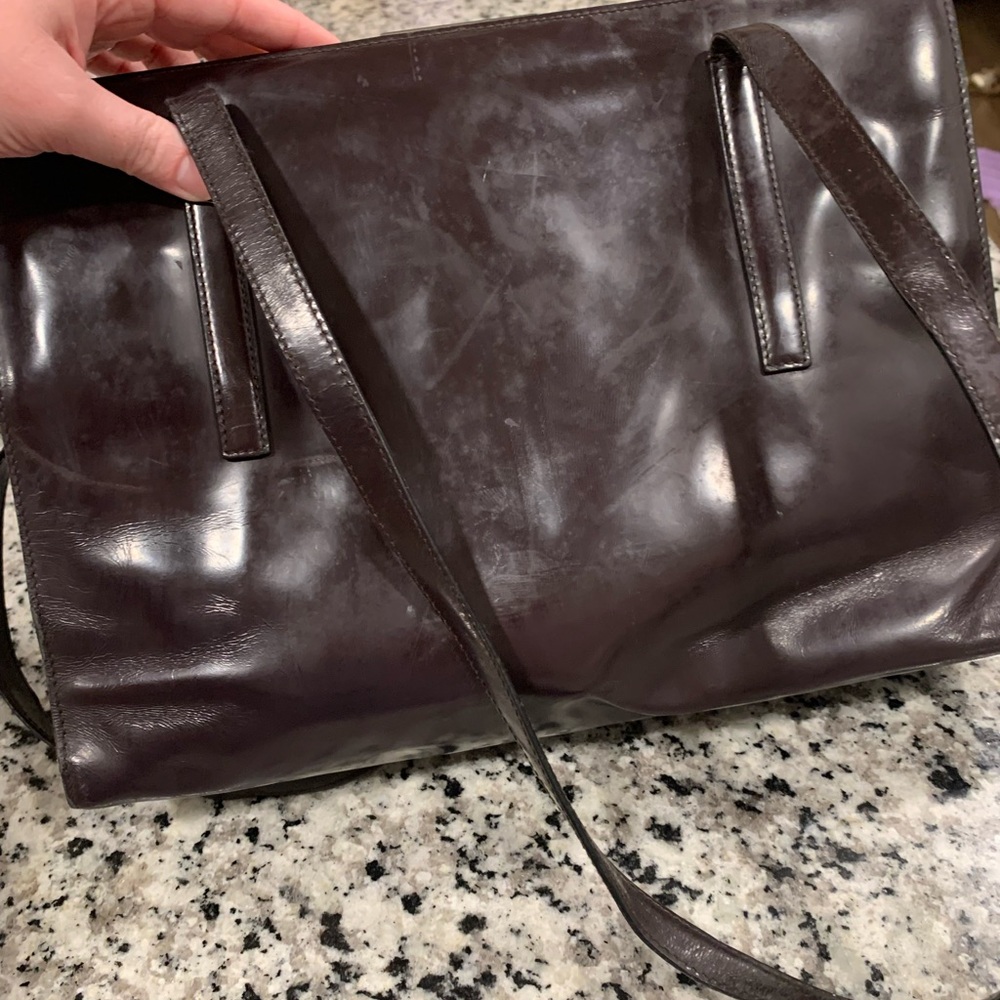 Vintage 90’s Prada re edition patent leather tote - Picture 8 of 12